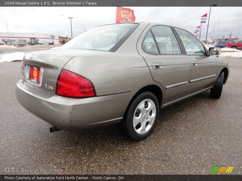Bronze Shimmer / Taupe 2004 Nissan Sentra 1.8 S