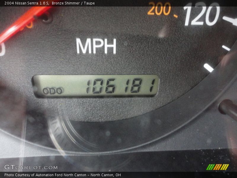 Bronze Shimmer / Taupe 2004 Nissan Sentra 1.8 S