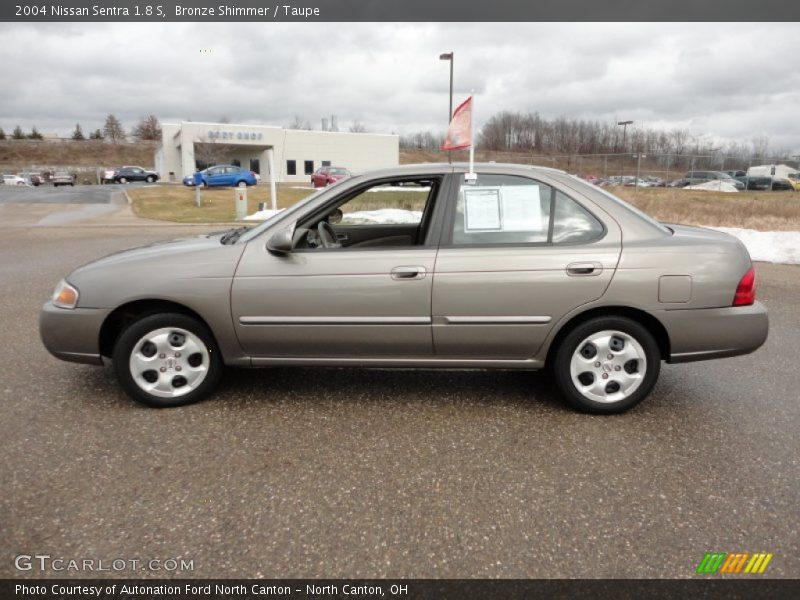 Bronze Shimmer / Taupe 2004 Nissan Sentra 1.8 S