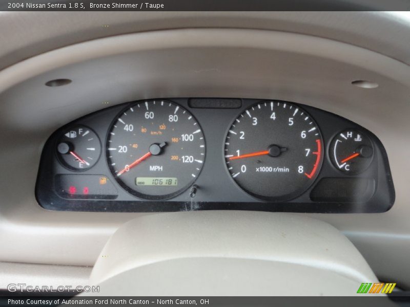 Bronze Shimmer / Taupe 2004 Nissan Sentra 1.8 S