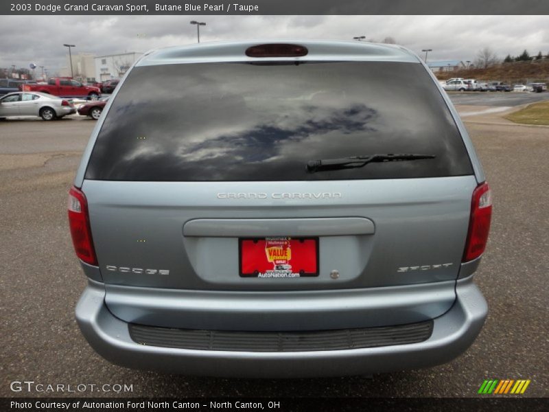 Butane Blue Pearl / Taupe 2003 Dodge Grand Caravan Sport