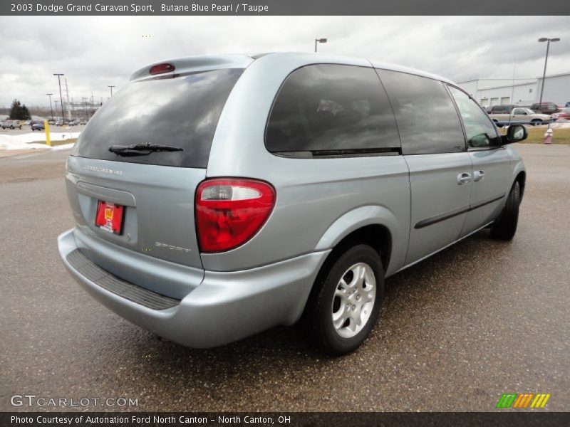 Butane Blue Pearl / Taupe 2003 Dodge Grand Caravan Sport
