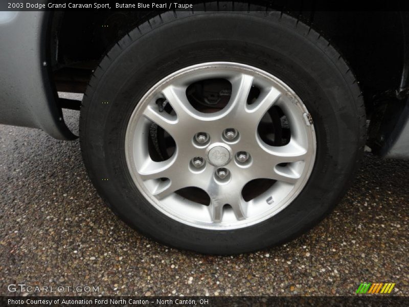 Butane Blue Pearl / Taupe 2003 Dodge Grand Caravan Sport