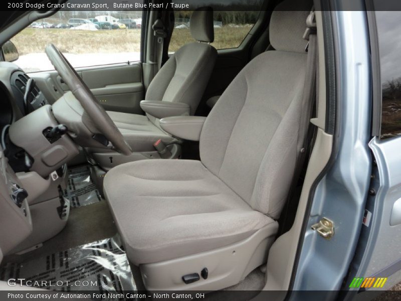 Butane Blue Pearl / Taupe 2003 Dodge Grand Caravan Sport