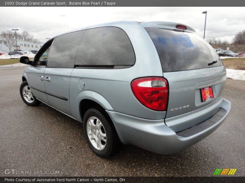 Butane Blue Pearl / Taupe 2003 Dodge Grand Caravan Sport