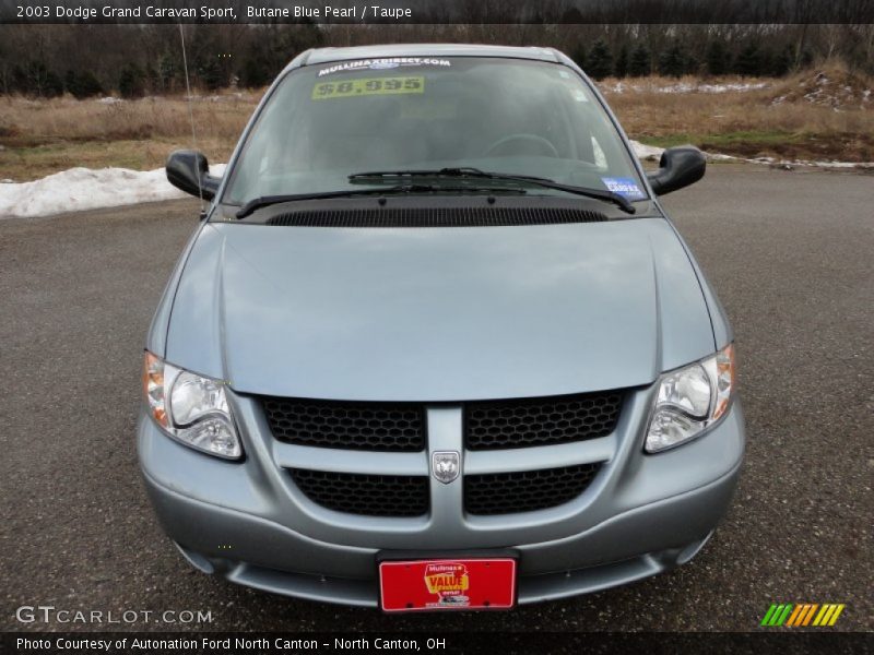 Butane Blue Pearl / Taupe 2003 Dodge Grand Caravan Sport