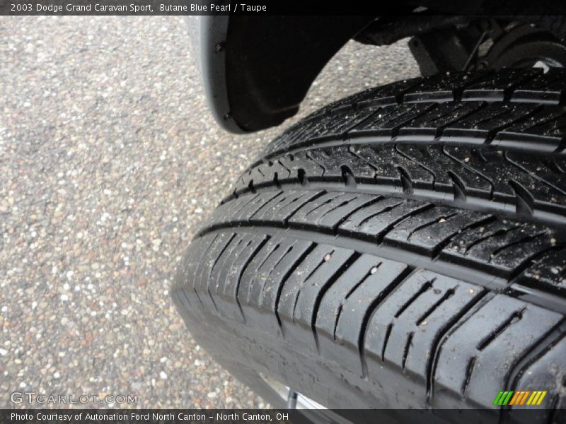Butane Blue Pearl / Taupe 2003 Dodge Grand Caravan Sport