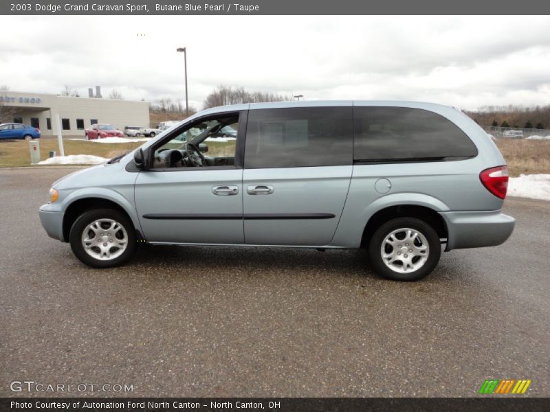 Butane Blue Pearl / Taupe 2003 Dodge Grand Caravan Sport