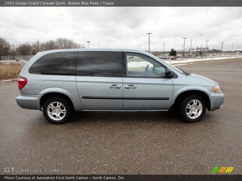 Butane Blue Pearl / Taupe 2003 Dodge Grand Caravan Sport