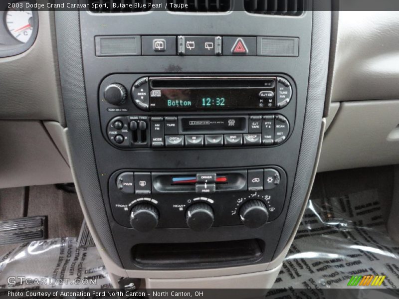 Butane Blue Pearl / Taupe 2003 Dodge Grand Caravan Sport