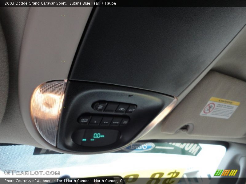 Butane Blue Pearl / Taupe 2003 Dodge Grand Caravan Sport