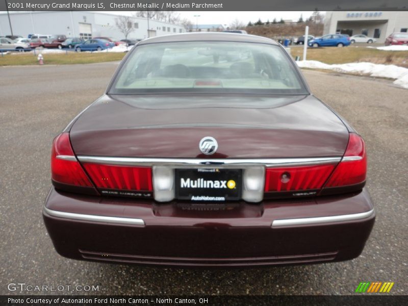 Chestnut Metallic / Medium Parchment 2001 Mercury Grand Marquis LS