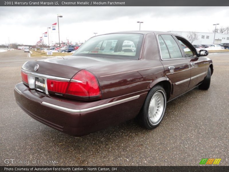 Chestnut Metallic / Medium Parchment 2001 Mercury Grand Marquis LS