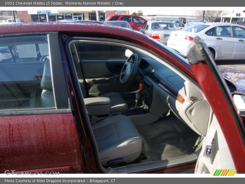 Monterey Maroon Metallic / Gray 2001 Chevrolet Malibu LS Sedan