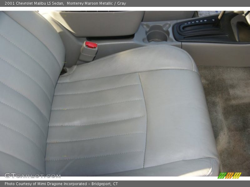 Monterey Maroon Metallic / Gray 2001 Chevrolet Malibu LS Sedan