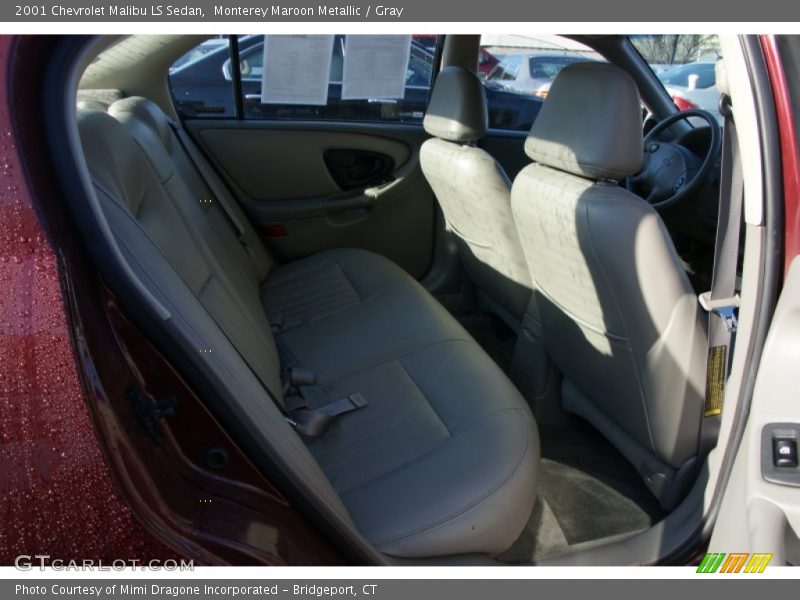 Monterey Maroon Metallic / Gray 2001 Chevrolet Malibu LS Sedan