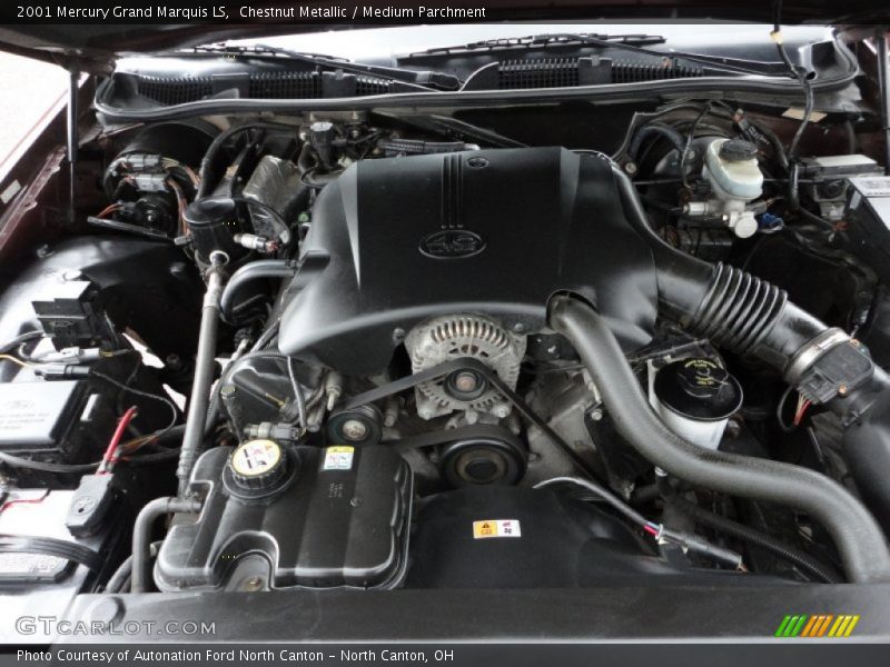 Chestnut Metallic / Medium Parchment 2001 Mercury Grand Marquis LS