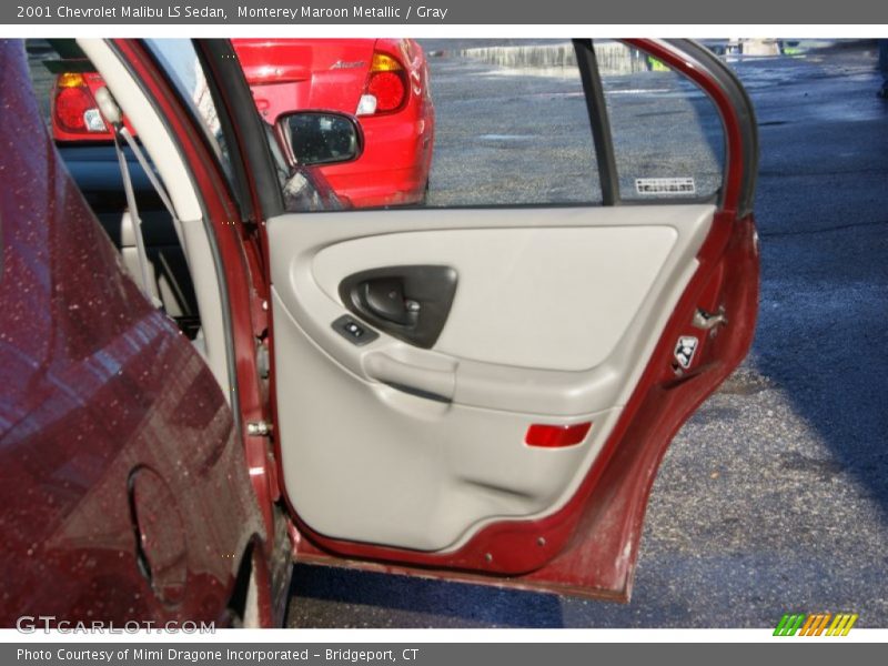Monterey Maroon Metallic / Gray 2001 Chevrolet Malibu LS Sedan