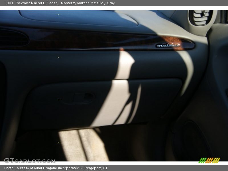 Monterey Maroon Metallic / Gray 2001 Chevrolet Malibu LS Sedan