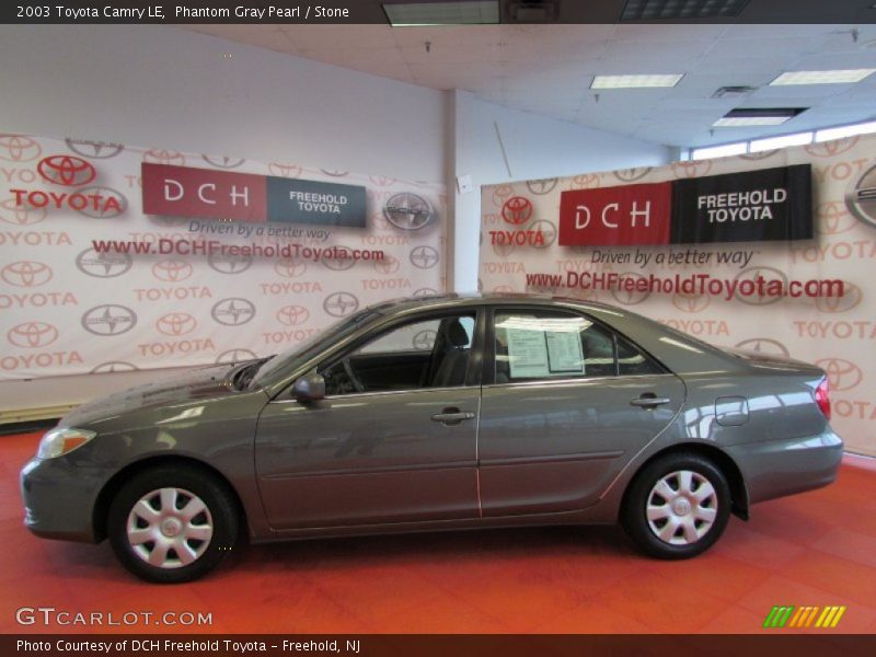 Phantom Gray Pearl / Stone 2003 Toyota Camry LE