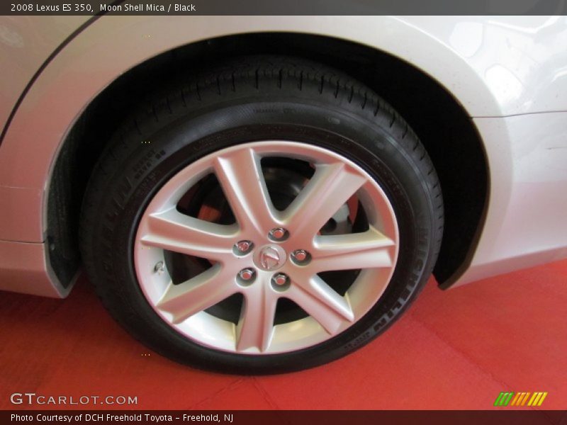 Moon Shell Mica / Black 2008 Lexus ES 350