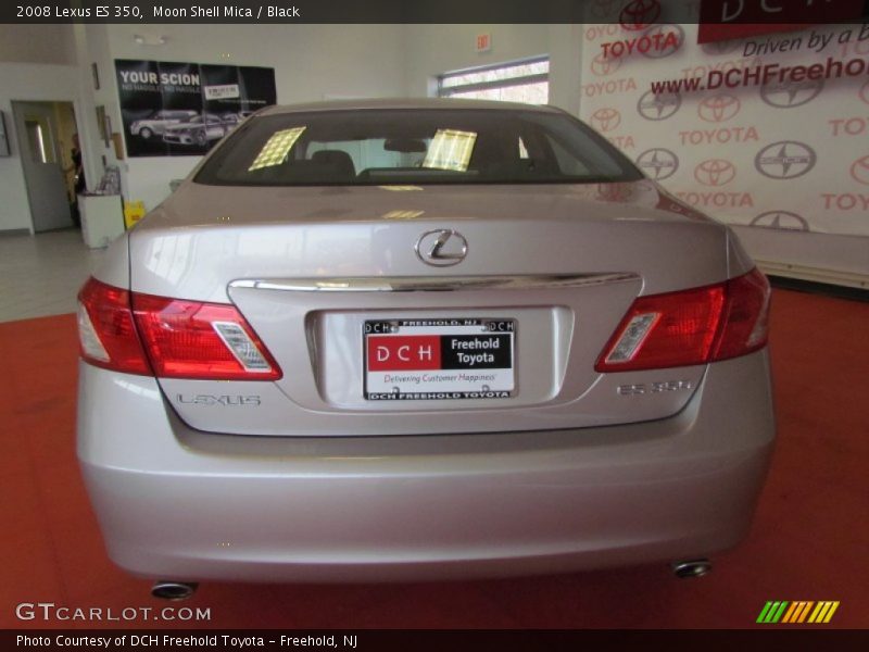 Moon Shell Mica / Black 2008 Lexus ES 350