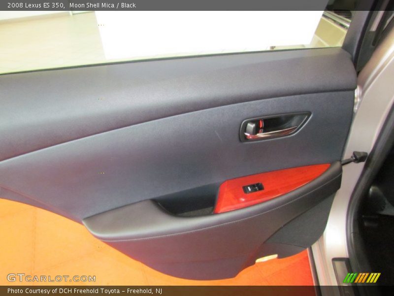 Moon Shell Mica / Black 2008 Lexus ES 350