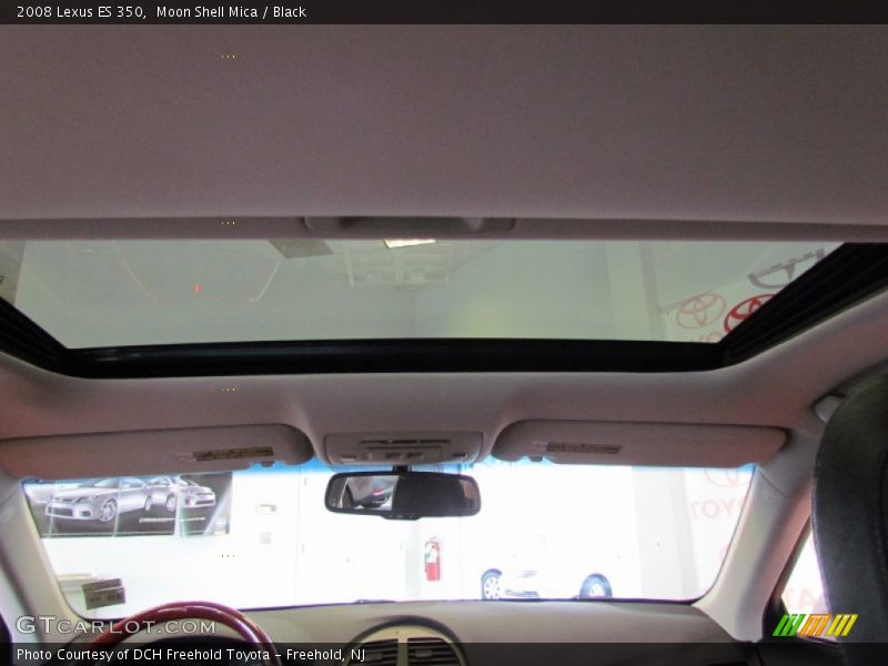Moon Shell Mica / Black 2008 Lexus ES 350