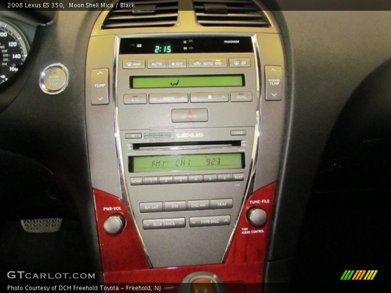Controls of 2008 ES 350