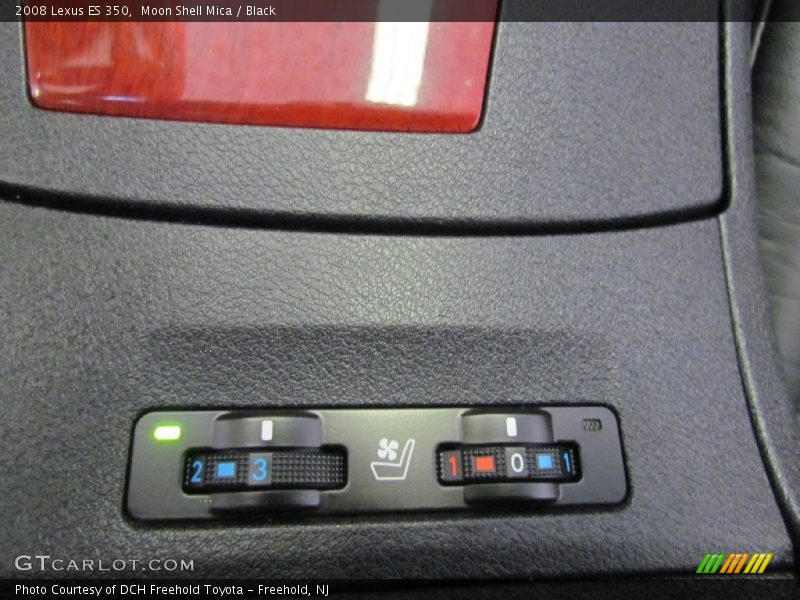Moon Shell Mica / Black 2008 Lexus ES 350