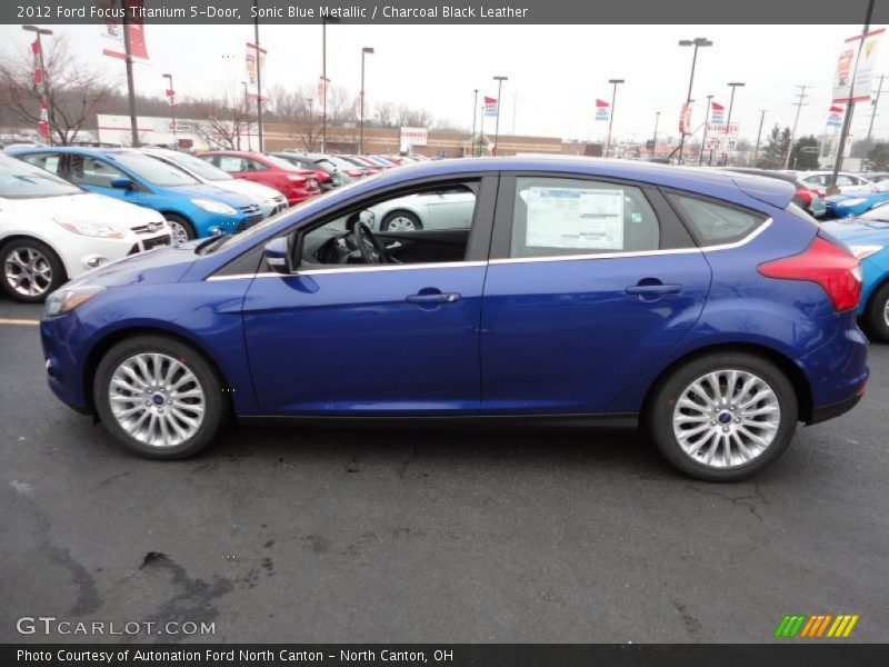 2012 Focus Titanium 5-Door Sonic Blue Metallic