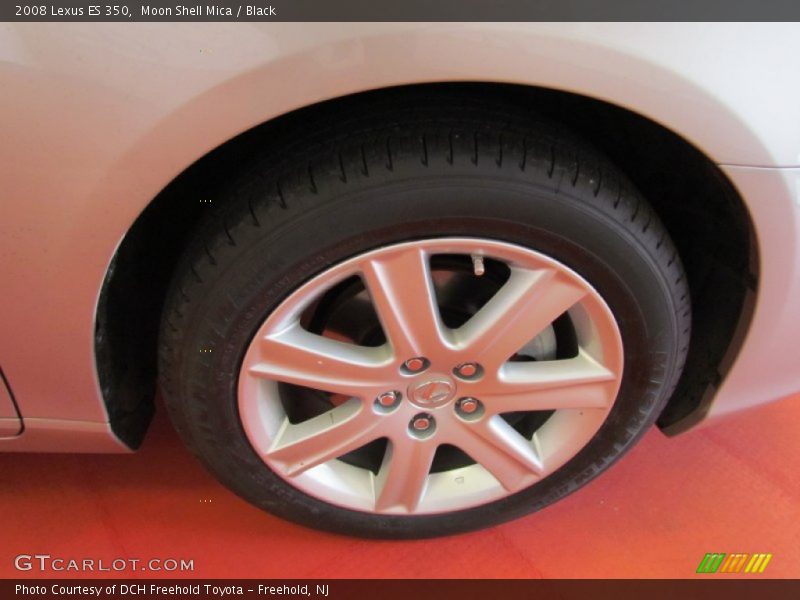 Moon Shell Mica / Black 2008 Lexus ES 350