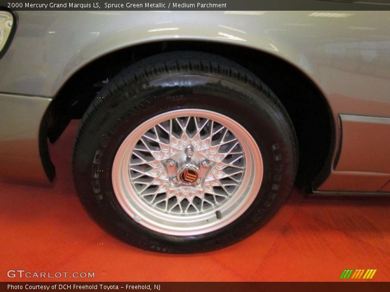 Spruce Green Metallic / Medium Parchment 2000 Mercury Grand Marquis LS