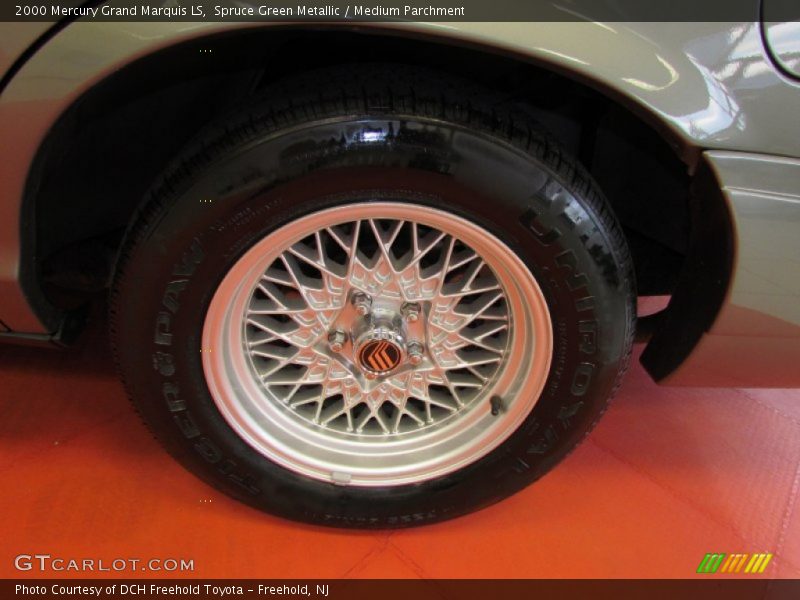 Spruce Green Metallic / Medium Parchment 2000 Mercury Grand Marquis LS