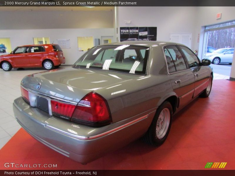 Spruce Green Metallic / Medium Parchment 2000 Mercury Grand Marquis LS