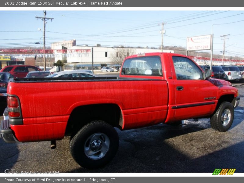 Flame Red / Agate 2001 Dodge Ram 1500 SLT Regular Cab 4x4