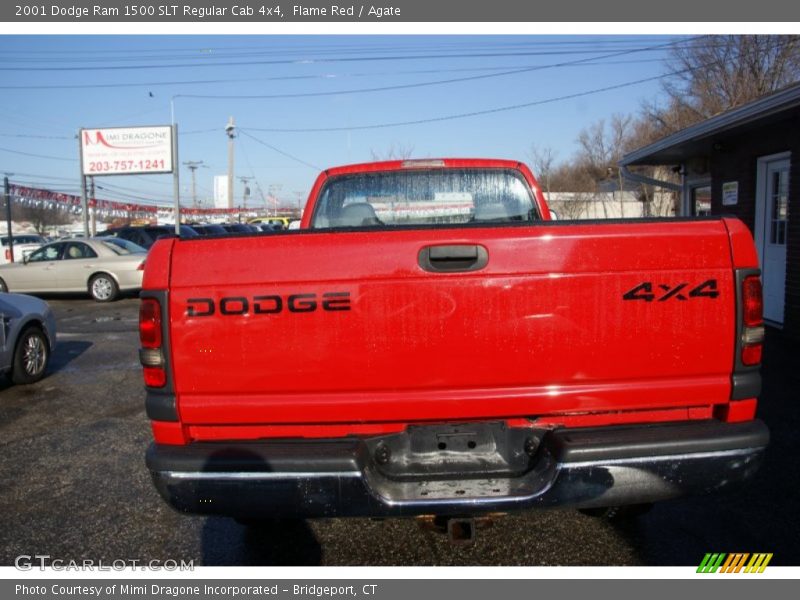 Flame Red / Agate 2001 Dodge Ram 1500 SLT Regular Cab 4x4