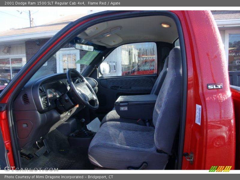 Flame Red / Agate 2001 Dodge Ram 1500 SLT Regular Cab 4x4