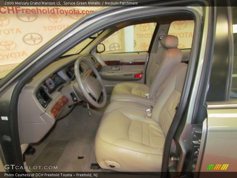 Spruce Green Metallic / Medium Parchment 2000 Mercury Grand Marquis LS