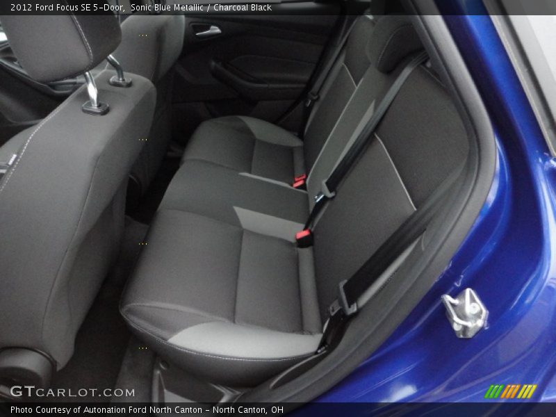 Sonic Blue Metallic / Charcoal Black 2012 Ford Focus SE 5-Door