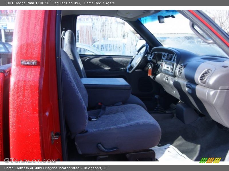 Flame Red / Agate 2001 Dodge Ram 1500 SLT Regular Cab 4x4