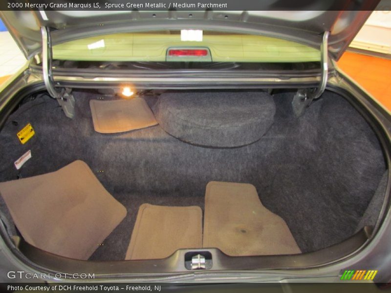Spruce Green Metallic / Medium Parchment 2000 Mercury Grand Marquis LS