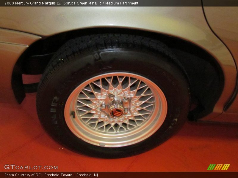 Spruce Green Metallic / Medium Parchment 2000 Mercury Grand Marquis LS