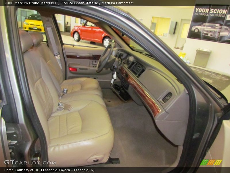 Spruce Green Metallic / Medium Parchment 2000 Mercury Grand Marquis LS