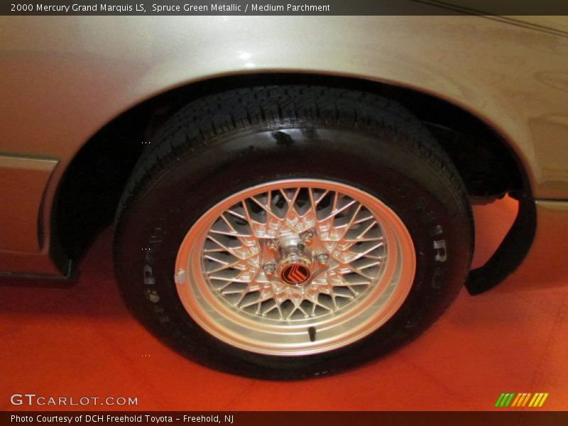 Spruce Green Metallic / Medium Parchment 2000 Mercury Grand Marquis LS