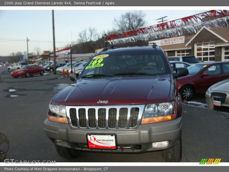 Sienna Pearlcoat / Agate 2000 Jeep Grand Cherokee Laredo 4x4