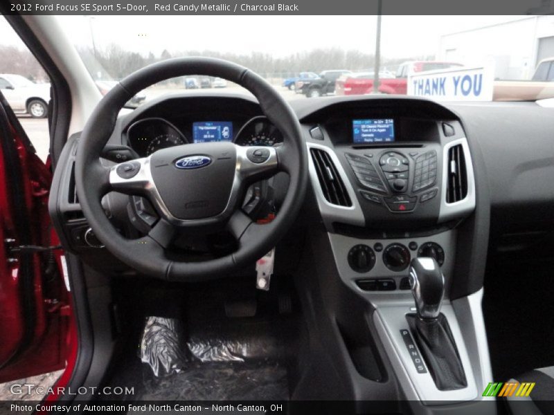 Red Candy Metallic / Charcoal Black 2012 Ford Focus SE Sport 5-Door