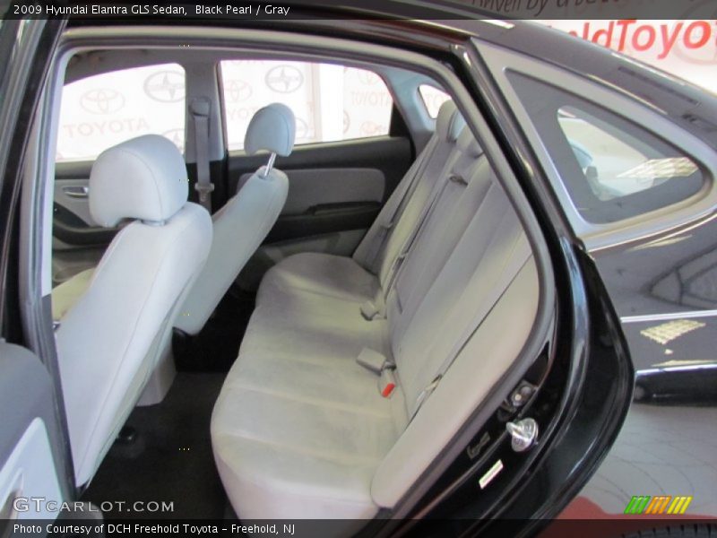 Black Pearl / Gray 2009 Hyundai Elantra GLS Sedan