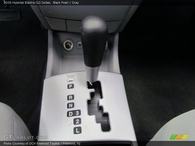 Black Pearl / Gray 2009 Hyundai Elantra GLS Sedan