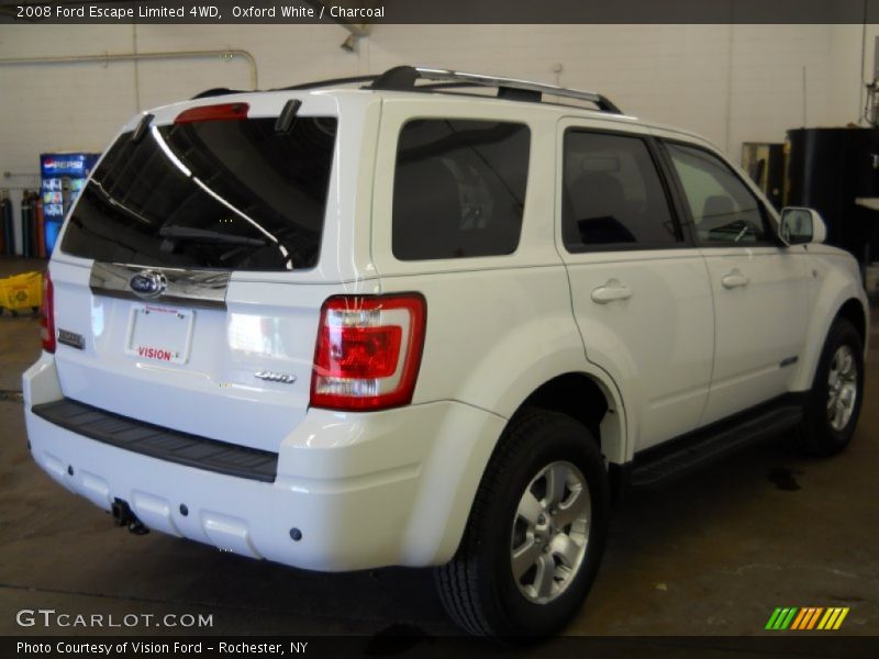 Oxford White / Charcoal 2008 Ford Escape Limited 4WD